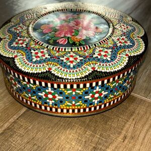 Vintage Daher Long Island Metal Container Made In England